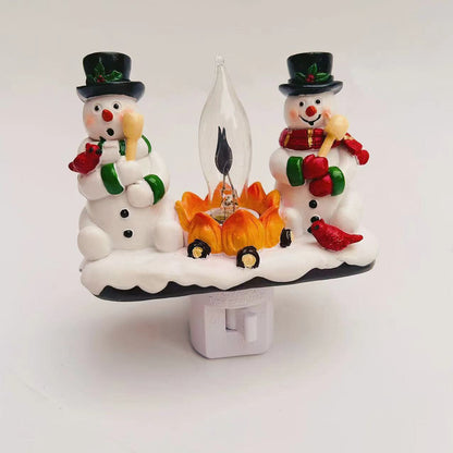 🎄 Santa & Mrs. Claus Christmas Plug-In Night Light