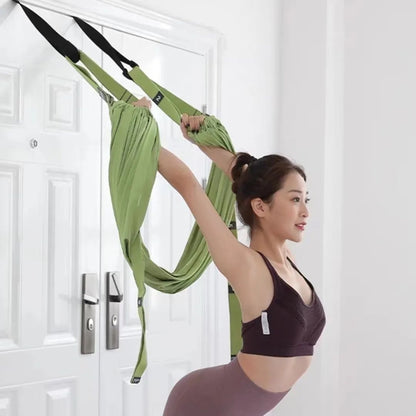 Daily Home Stretch Routine✨, Door‑Hanging Yoga Band for Muscle Relaxation & Body Wellness💪