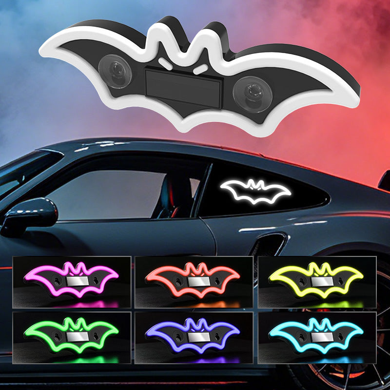 🎁🎃Halloween Sale 50% OFF! 🔥Solar-Powered LED Multi-Shape Neon Light - Eco-Friendly Wireless Auto Interior Halloween Decor with Modern Stylish Design, Car Decorating, Led Lights, Cool Car Stuff