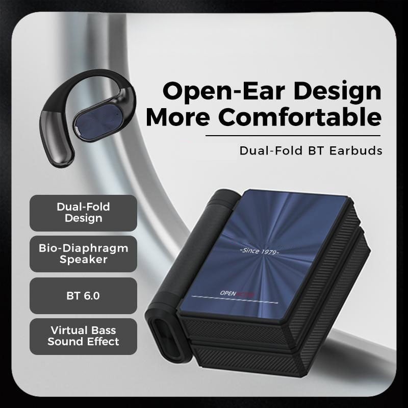 🔥Monster Ear Buds  - Headphones Bluetooth with Dual-Fold Design