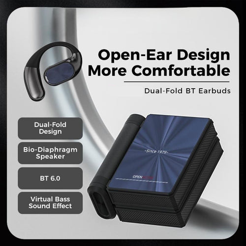 🔥Monster Ear Buds  - Headphones Bluetooth with Dual-Fold Design