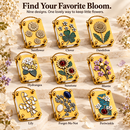 🌸 Mini Metal Flower Press Kit – Turn Little Blooms into Lasting Keepsakes