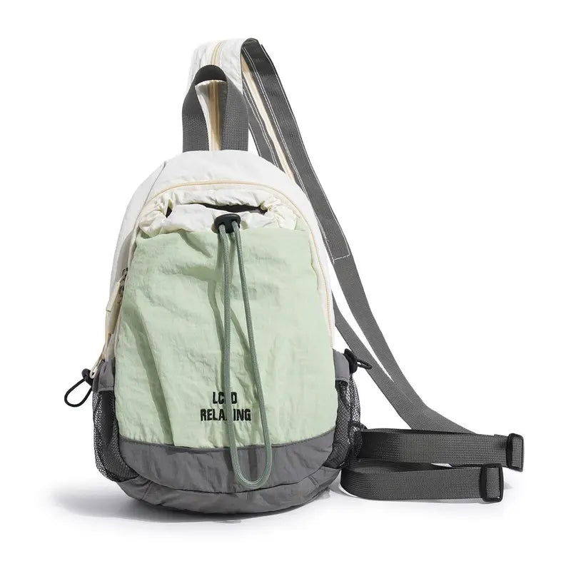 🎒Lightweight Color Block Mini Backpack | Water Resistant, Adjustable Straps for Outdoor Travel🚴