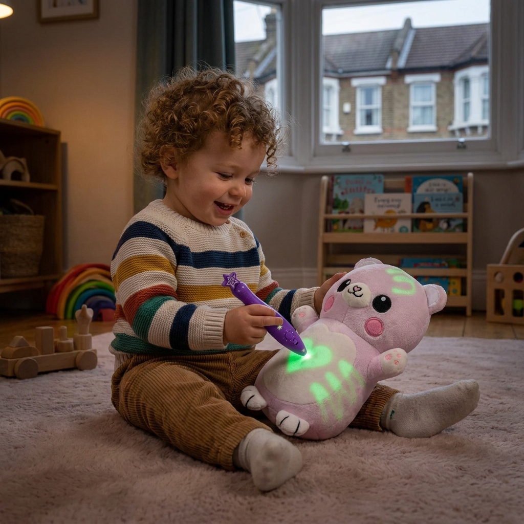 Magic Plush with Glow Drawing Pen – Interactive Light-Up Cuddly Toy for Kids