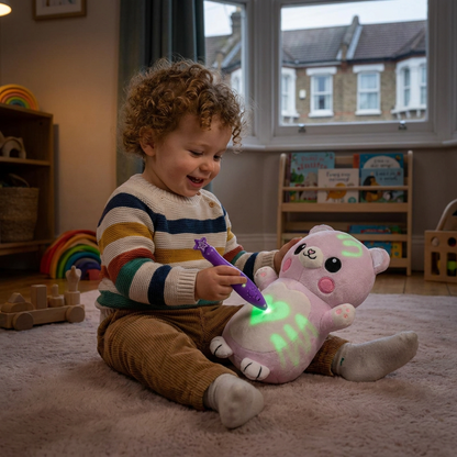 Magic Plush with Glow Drawing Pen – Interactive Light-Up Cuddly Toy for Kids