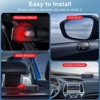 Buy 1 Get 1 Free🚨Solar Car Anti-Theft Light - Light Sensor Auto Flash Fake Warning Light for All Cars🚗