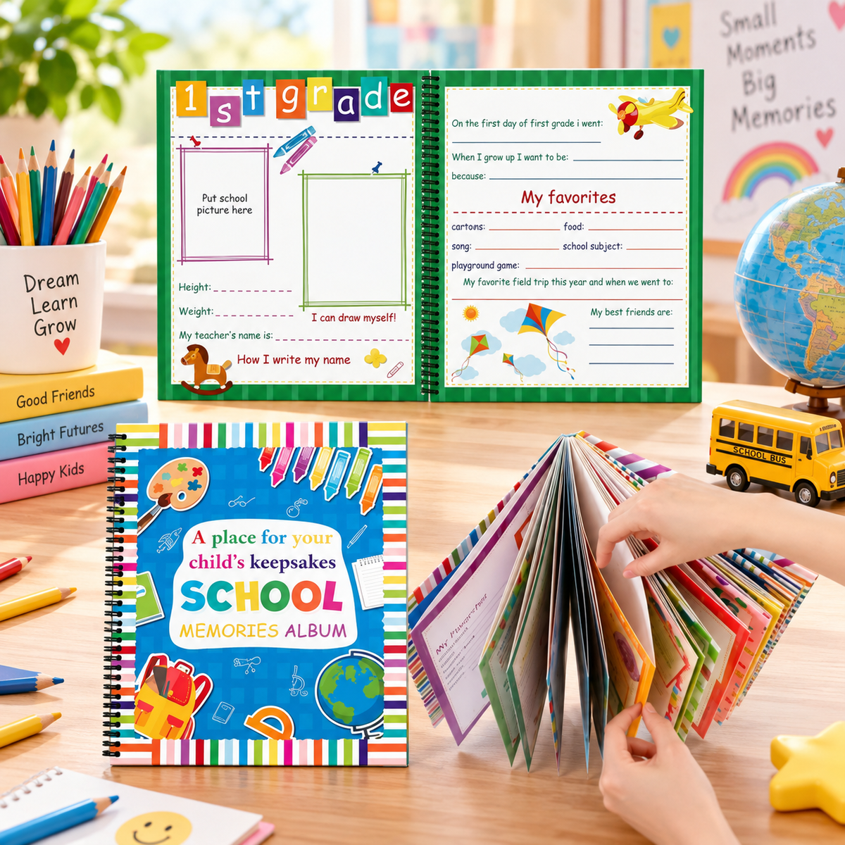 'Capture Every School Year: The Ultimate Kids Memory & Keepsake Book 📖'