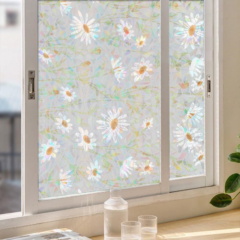 🌸 Floral Static Cling Window Sticker