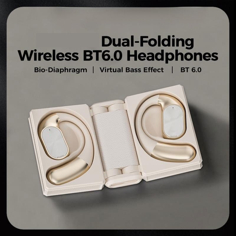 🔥Monster Ear Buds  - Headphones Bluetooth with Dual-Fold Design
