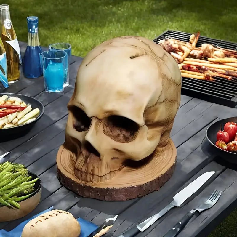 🏆 Best seller - ☠️Gothic Skull Knife Holder✨