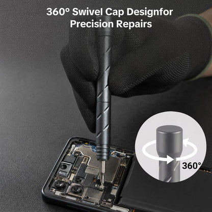 55‑in‑1 Precision Magnetic Screwdriver Kit, Bendable L‑Shape Repair Tool Set for Electronics & Household Maintenance