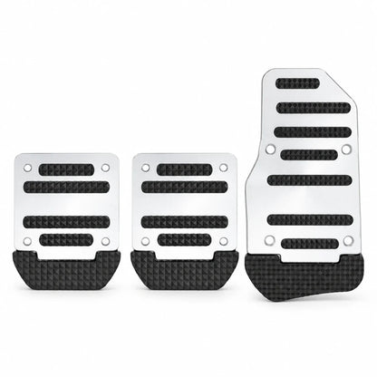 Car Pedal Covers, Aluminum Alloy Sets for Automatic & Manual Vehicles