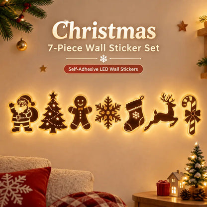Hot sales🔥LED Santa & Reindeer Christmas Wall Decor