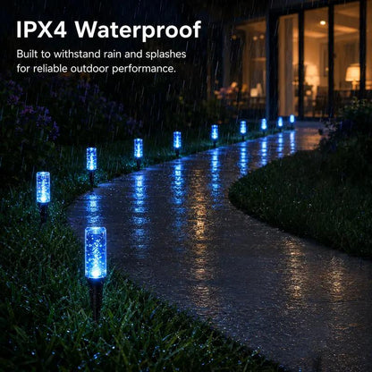 Set of 20 LED Solar Garden Stake Lights