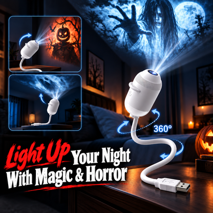 Halloween Horror Atmosphere & Galaxy Star Projector 🎃