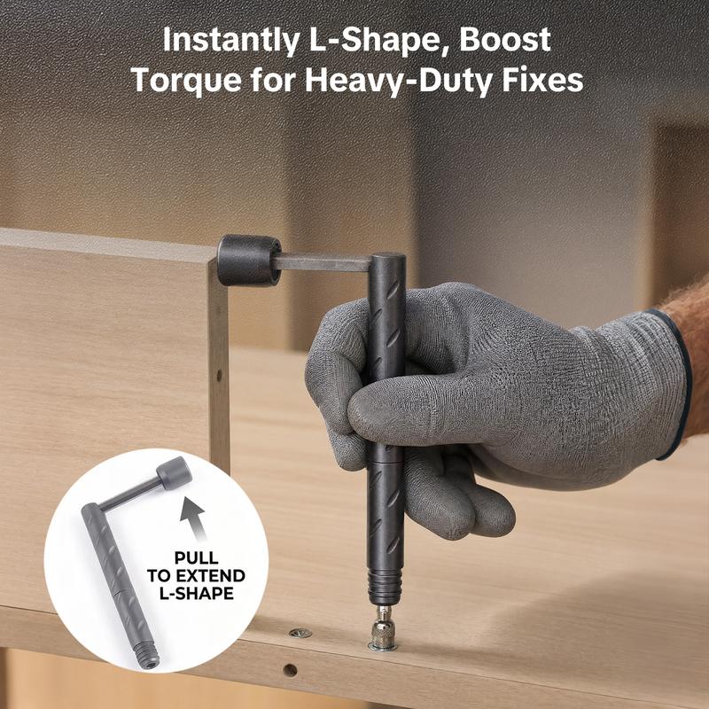 55‑in‑1 Precision Magnetic Screwdriver Kit, Bendable L‑Shape Repair Tool Set for Electronics & Household Maintenance