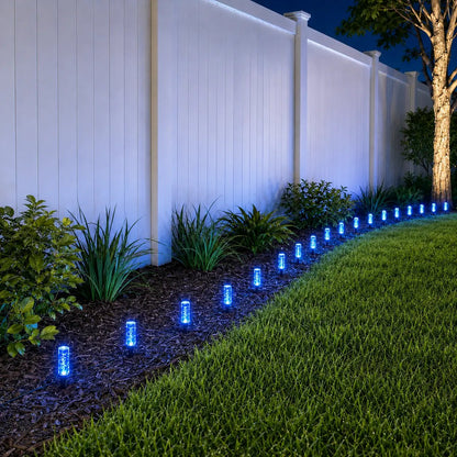 Set of 20 LED Solar Garden Stake Lights