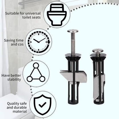 🔥Hot Sale🔥Heavy Duty Toilet Seat Fastener Bolt kit(A Set of 4 Pcs)🔥