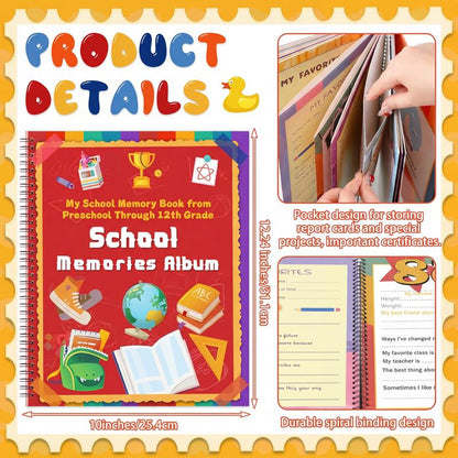📚 All-Grade School Memory Album | Record Every Kid’s School Milestones🎓