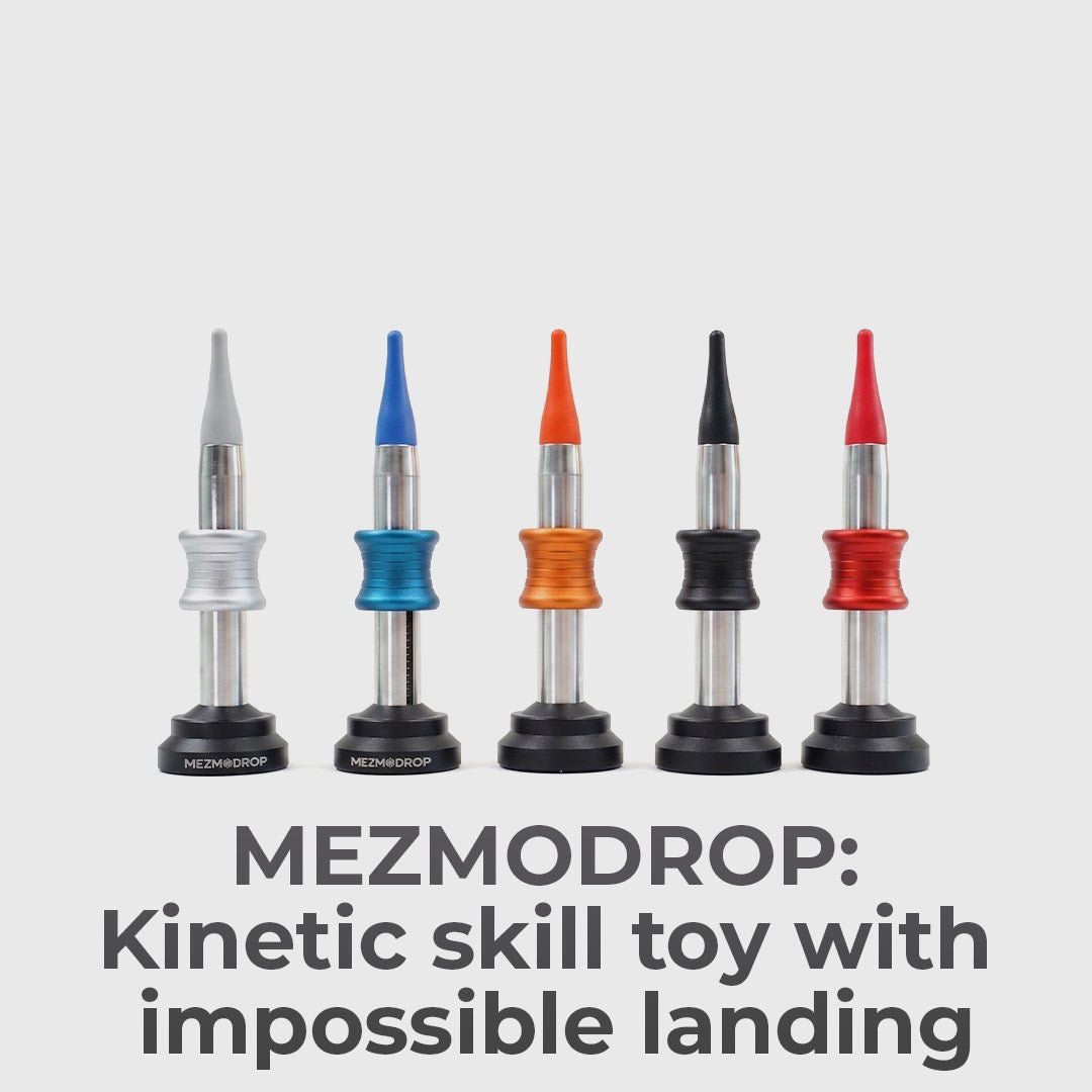 MEZMODROP: Kinetic Desk toy That Performs Impossible Landing