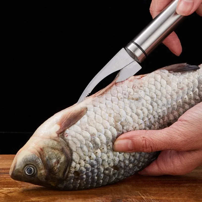 ✨Buy 1 Get 1 Free🔥Summer Promotion - 5 in 1 multifunctional shrimp line fish maw knife🔪（2pcs）