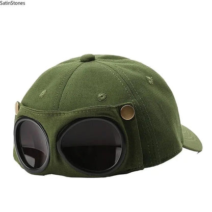 Men's Korean-Style Pilot Baseball Cap