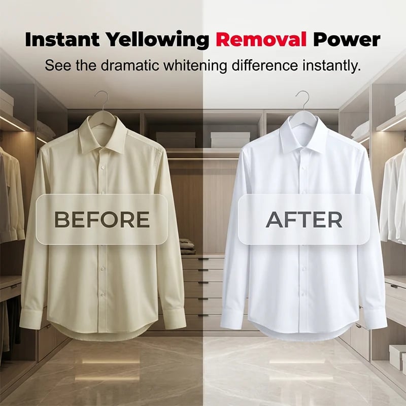 🔥💥 Deep Cleaning Laundry Whitening Sheets ✨🧺 Powerful Stain Remover Brightening Fabric Laundry Cleaning Sheets