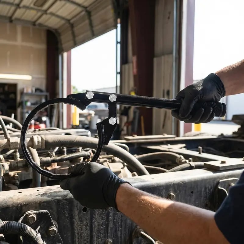 🔧 Heavy-Duty Truck Air Dryer Wrench | Chrome-Vanadium Steel Removal Tool