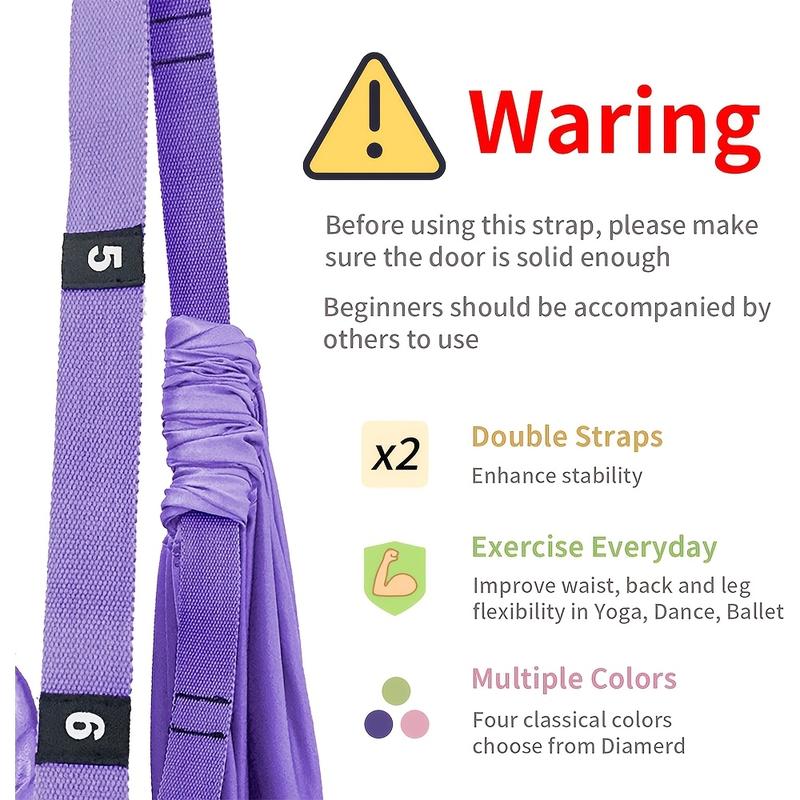 Daily Home Stretch Routine✨, Door‑Hanging Yoga Band for Muscle Relaxation & Body Wellness💪