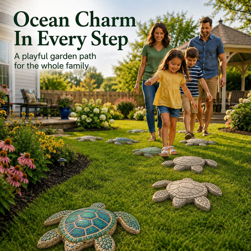 💥 LAST DAY 49% OFF - 🌊 Reusable Ocean Theme Garden Art Mold – Make Your Garden Truly One of a Kind
