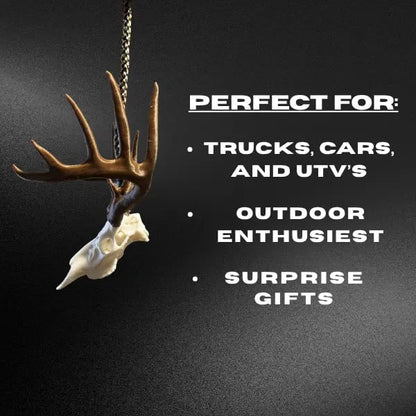 🦌Whitetail Deer Skull Mirror Hanger