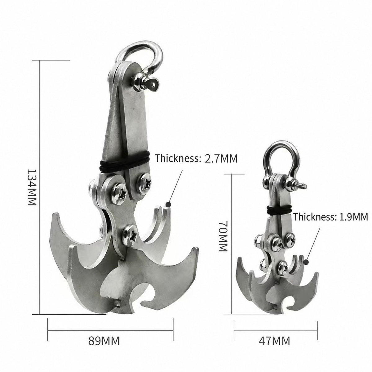 🪝 Heavy Duty Gravity Hook Clip 🏔️
