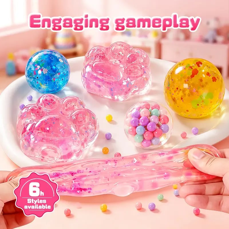 2026 Hot Sale🐾 Kawaii DIY Cat Paw Kit – Super Soft Squishy Craft for Creative & Sensory Fun