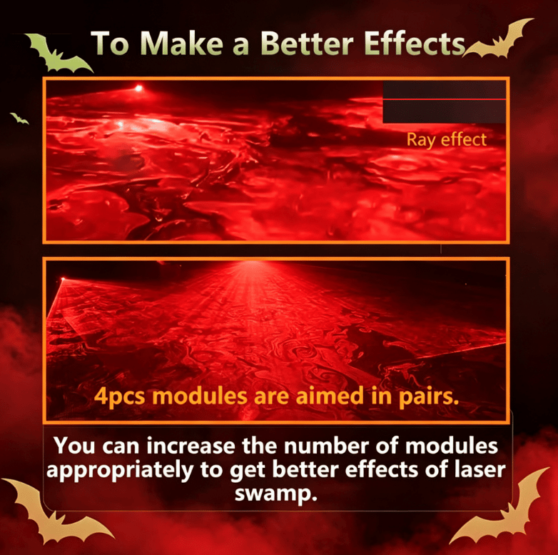 Halloween Swamp Laser Projector – IP67 Outdoor Laser Light
