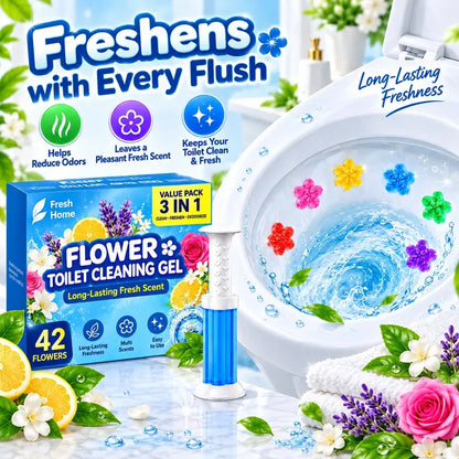 🔥Last Day 70% OFF 🔥3-Tubes Toilet Gel Stamp Box  Deodorizing Bathroom Freshener