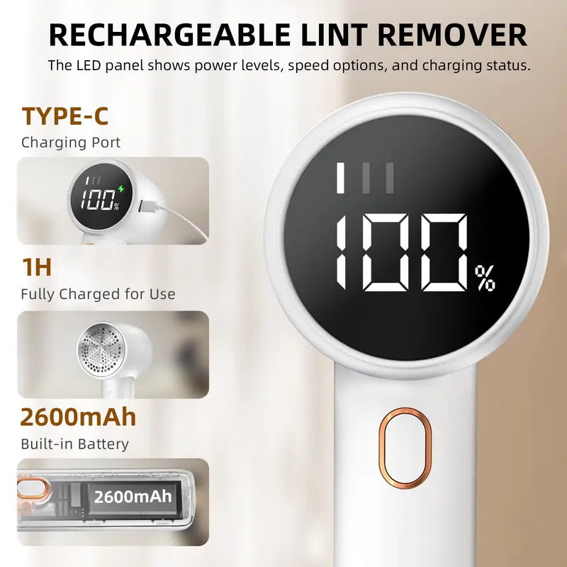 Compact Lightweight Household Appliance Lint Remover