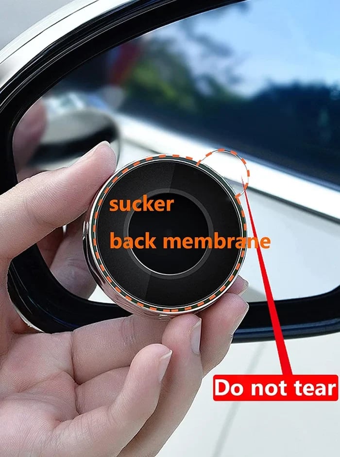 🔄 Car Blind Spot Mirror – See What Your Side Mirror Misses
