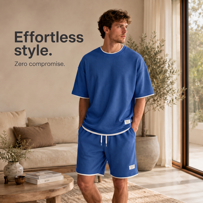 Premium Waffle Knit Lounge Set