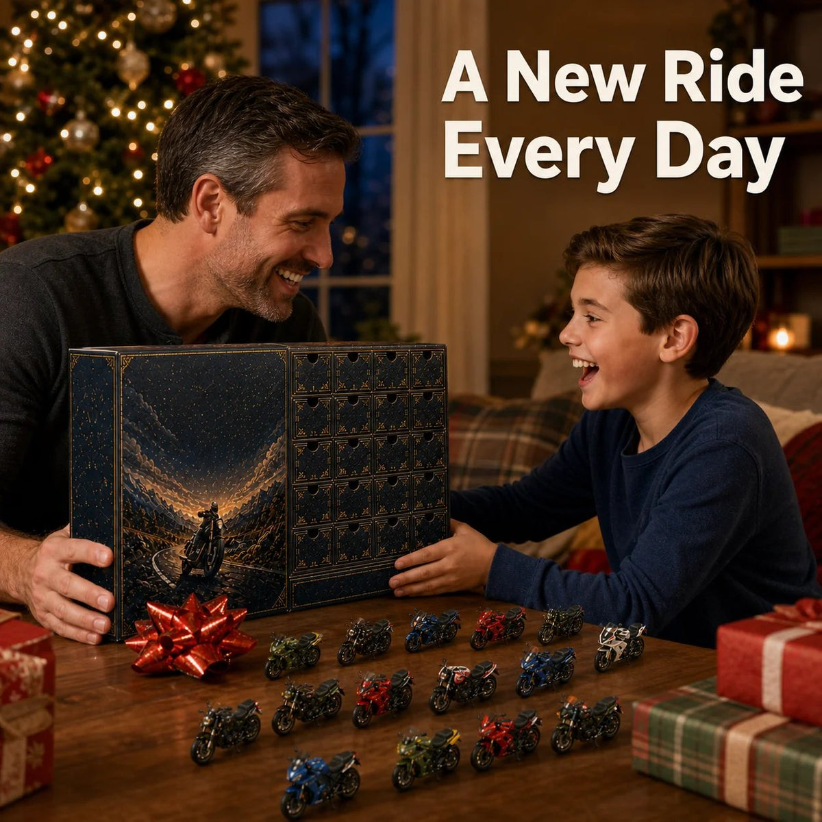 💯2026 Motorcycle Legends Advent Calendar – 24 Days, 24 Mini Motorcycles, 24 Legendary Rides