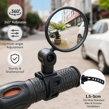 Bike Handlebar Rear View Mirror