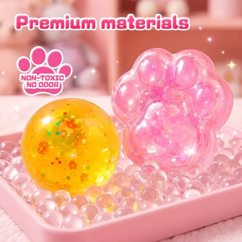2026 Hot Sale🐾 Kawaii DIY Cat Paw Kit – Super Soft Squishy Craft for Creative & Sensory Fun