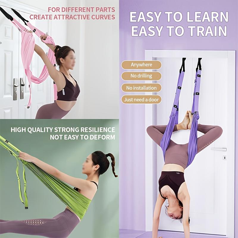 Daily Home Stretch Routine✨, Door‑Hanging Yoga Band for Muscle Relaxation & Body Wellness💪