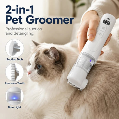 ⏰LIMITED TIME PRICE🔥Electric Pet Grooming Comb🐕Keep your furry friends away from mites, fleas and tangled fur！