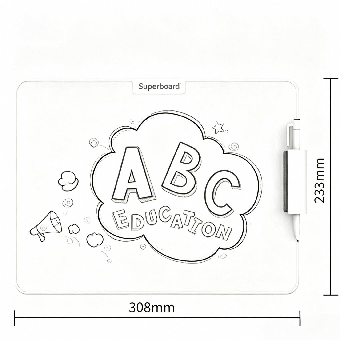 ✨ ✏️Reusable Magnetic Doodle Board | Ink-Free Paperless Writing Notepad