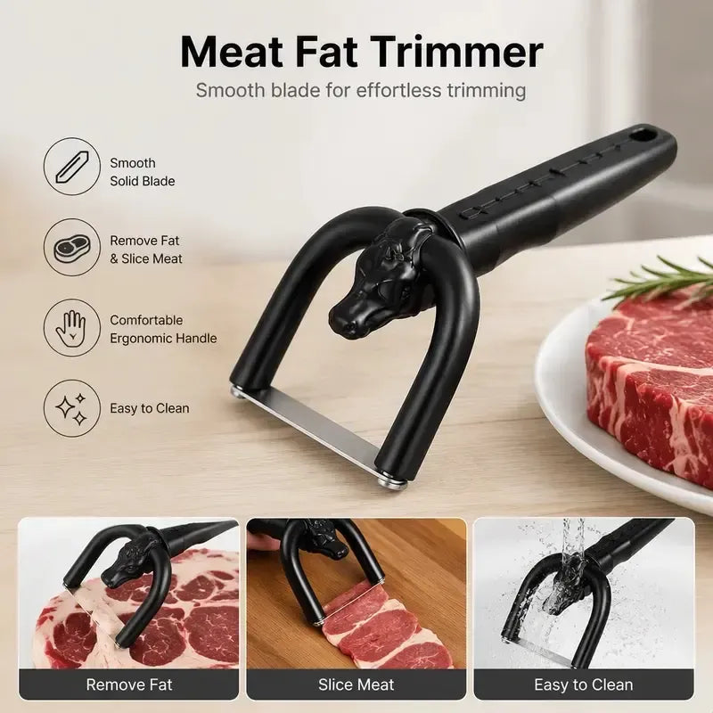 Beef & Pork Slicer-Handheld Meat Fat Trimming Knife