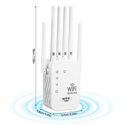 🎁 WiFi Extender 2026 6-Antenna Strong Signal