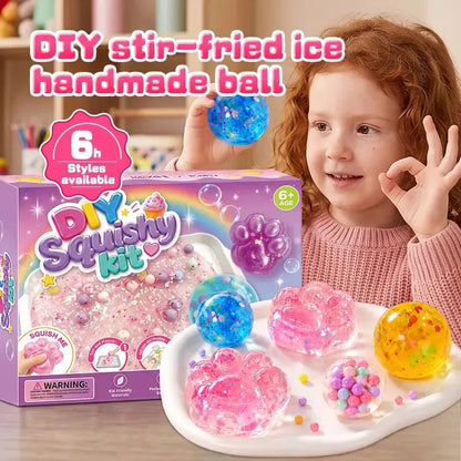 2026 Hot Sale🐾 Kawaii DIY Cat Paw Kit – Super Soft Squishy Craft for Creative & Sensory Fun