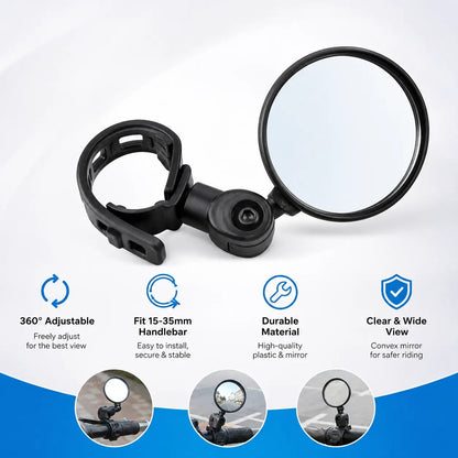 Bike Handlebar Rear View Mirror