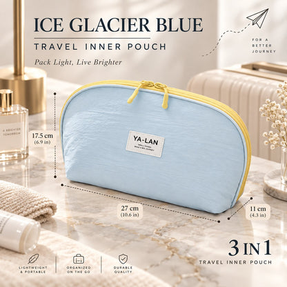 👝 Portable 3-in-1 Travel Underwear and Bra Organizer Bag