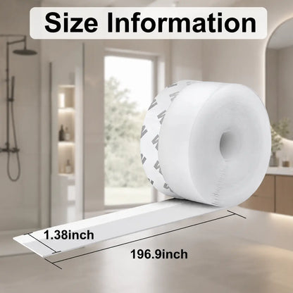 Adhesive Weather Stripping Tape — All-Season Door & Window Draft Stopper